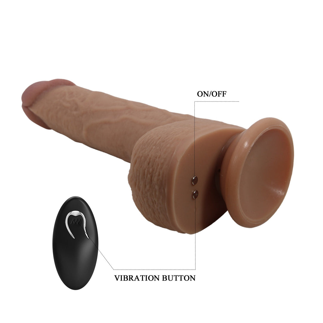 Pretty Love Tommy  8.9" Thrusting & Vibrating Dildo with Remote Control