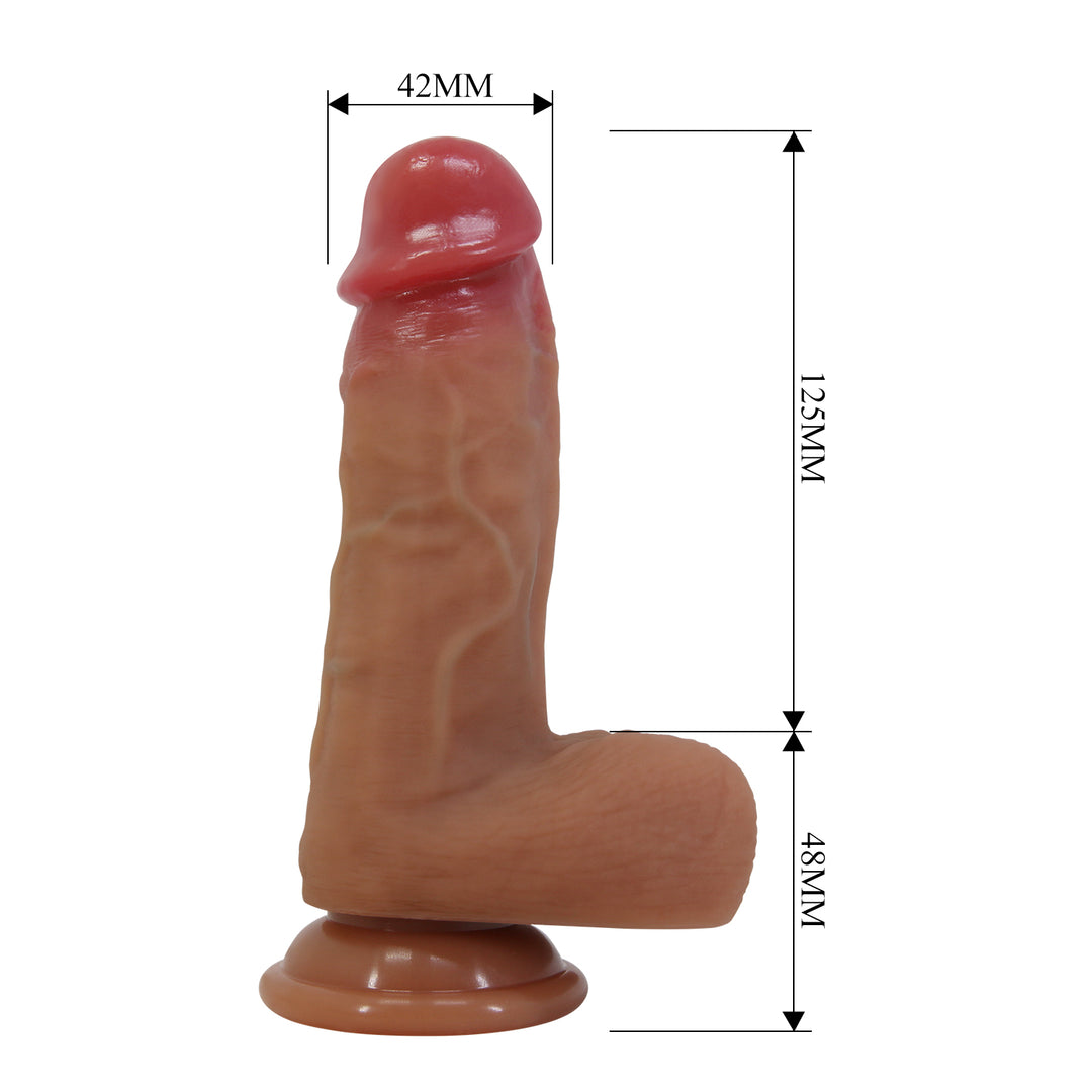Pretty Love Curtis 6.8" Super Soft Liquid Silicone Dildo