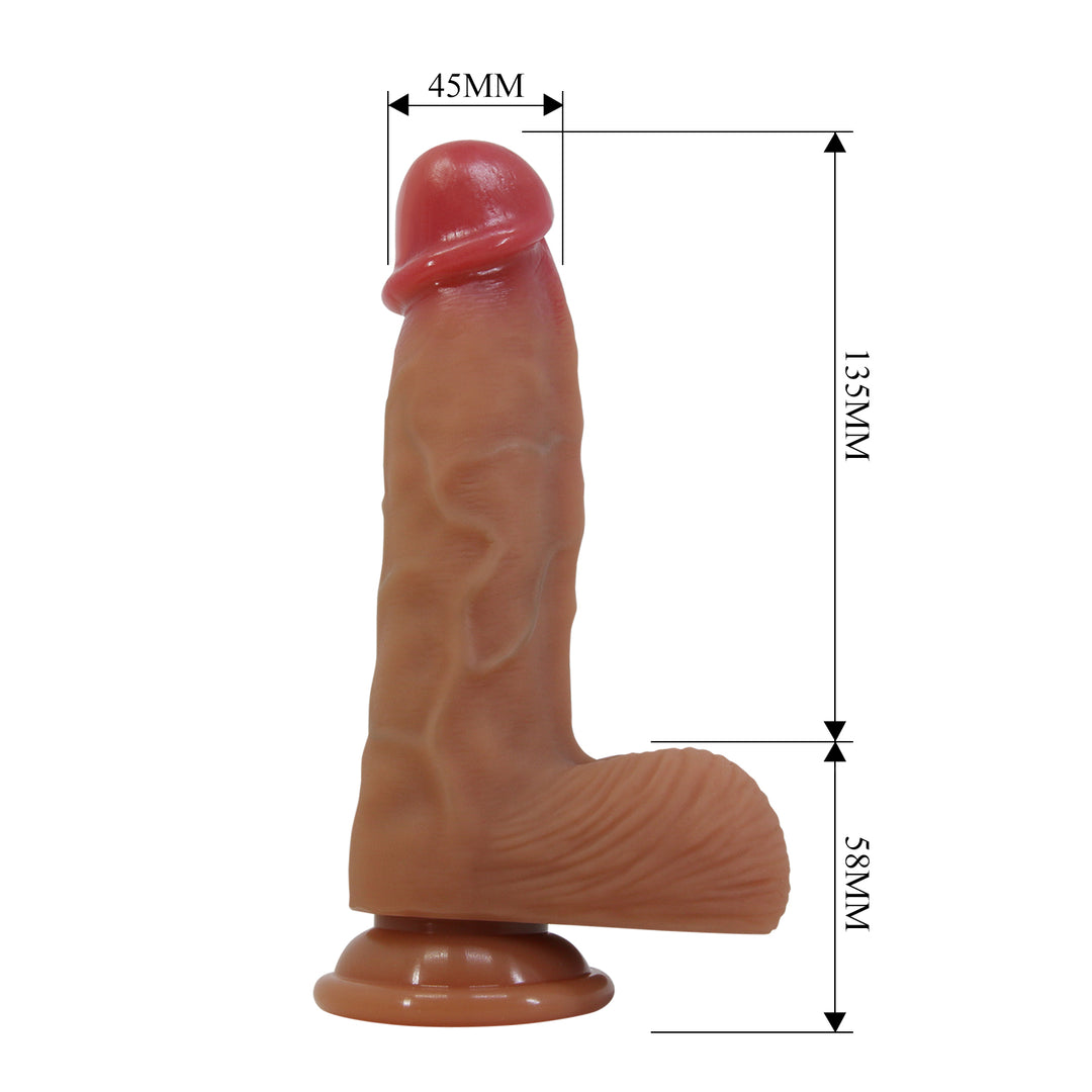 Pretty Love Duvall 7.6" Super Soft Liquid Silicone Dildo
