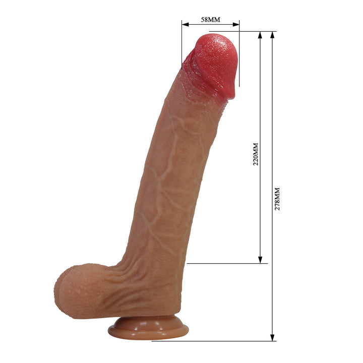 Pretty Love Orson 10.9" Ultra Realistic Silicone Dildo