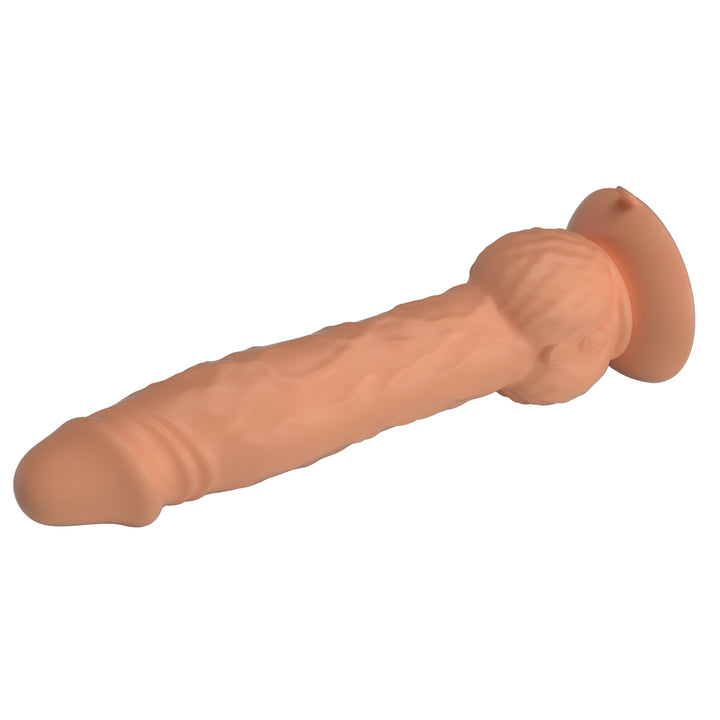 Pretty Love Eren 8.1" Thrusting & Vibrating Silicone Dildo