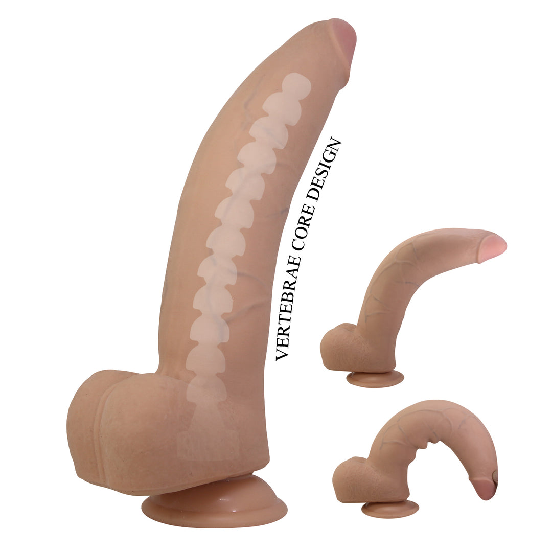Pretty Love Quinlan 10.2" Sliding Skin Soft Touch Dildo