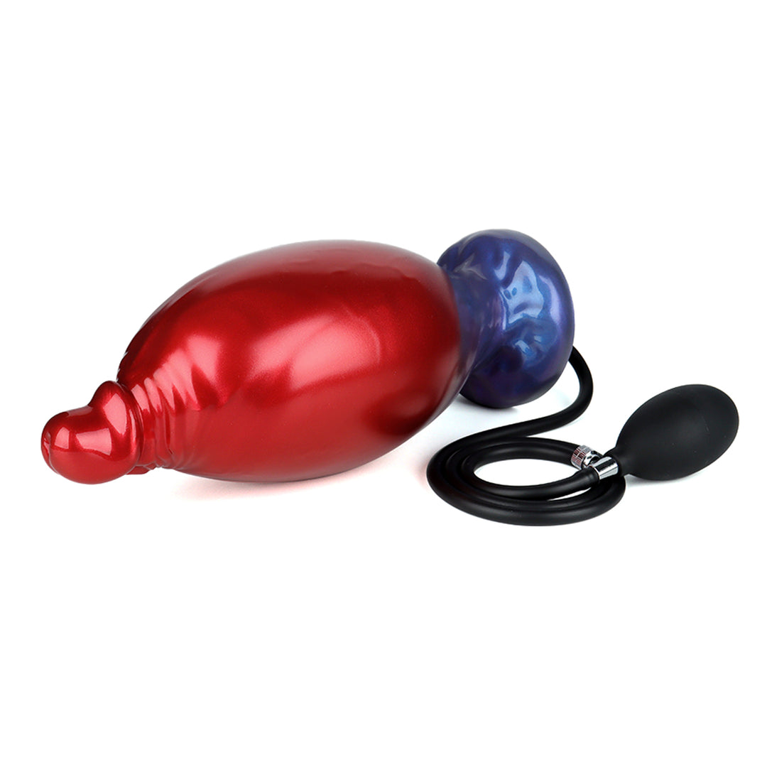 Pretty Love Power Monsters Shadow Behemoth 8.6" Rippled Inflatable Dildo