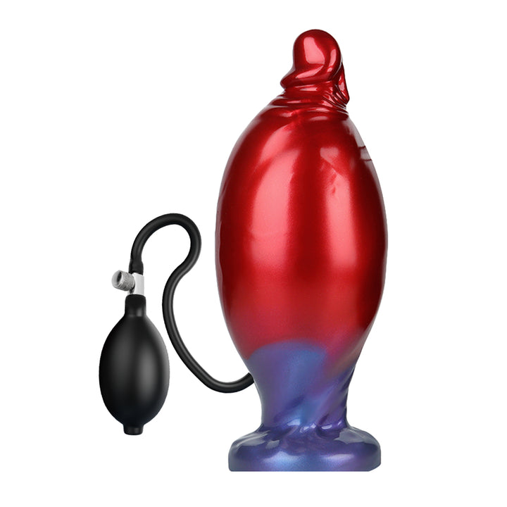 Pretty Love Power Monsters Shadow Behemoth 8.6" Rippled Inflatable Dildo