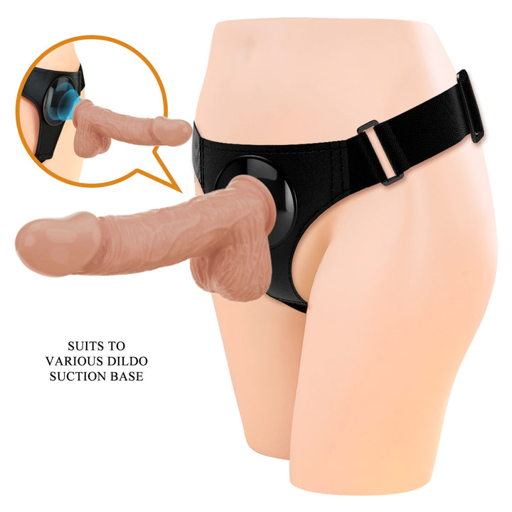 Pretty Love Jerry Universal Strap-On Harness with 7.6" Dildo - Strap On - Australia - Sexy Devil