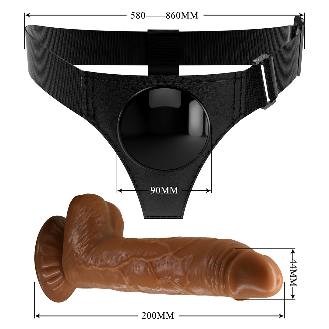 Pretty Love Universal Strap On Harness with 7" Dildo - Micheal - Strap On - Australia - Sexy Devil