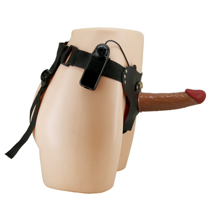 Pretty Love Starks 6.9" Hollow Vibrating Strap On Harness Briefs