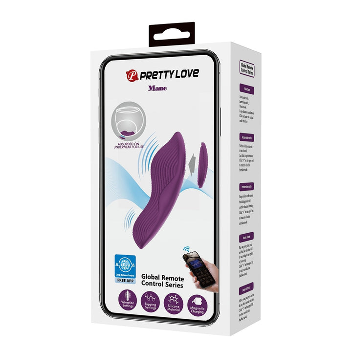 Pretty Love Mane App Controlled Wearable Panty Vibrator