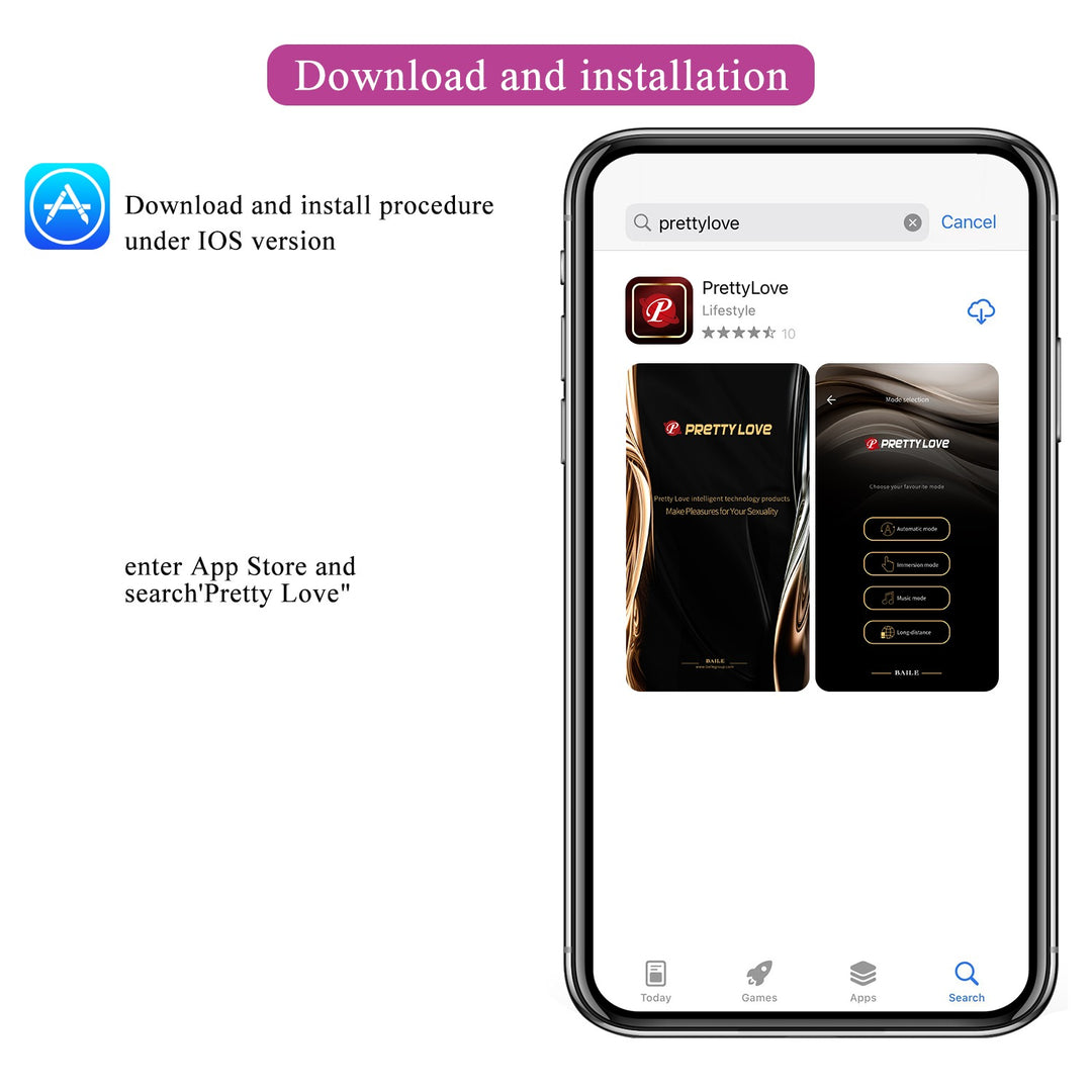 Pretty Love Franz App Controlled Wearable Panty Vibrator