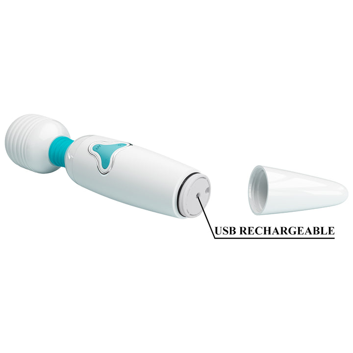 Pretty Love Cloud Silicone Rechargeable Wand Massager