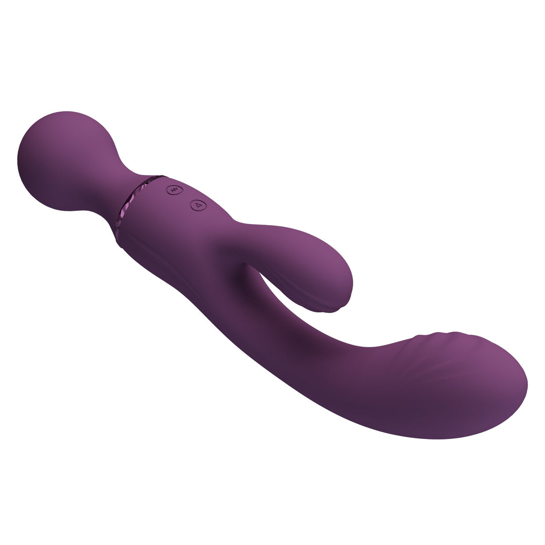 Pretty Love All Rounder Double Head Rabbit Vibrator & Wand