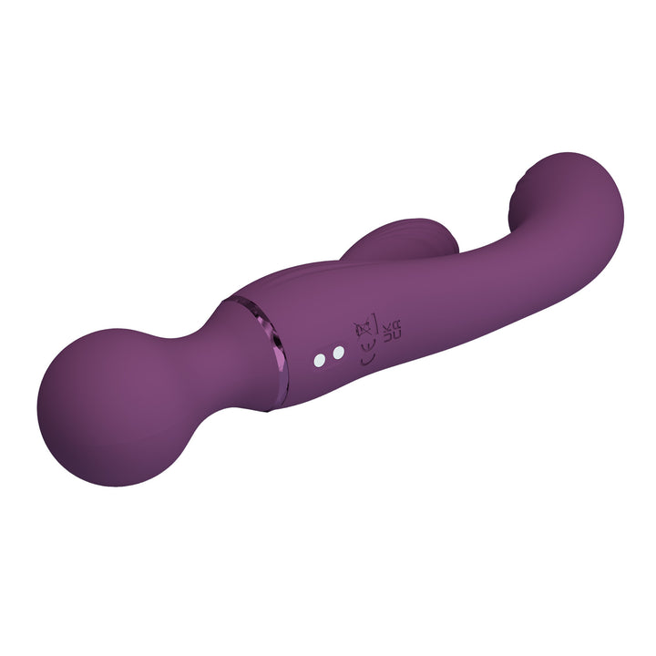 Pretty Love All Rounder Double Head Rabbit Vibrator & Wand