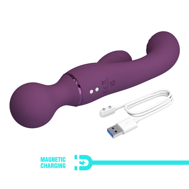 Pretty Love All Rounder Double Head Rabbit Vibrator & Wand
