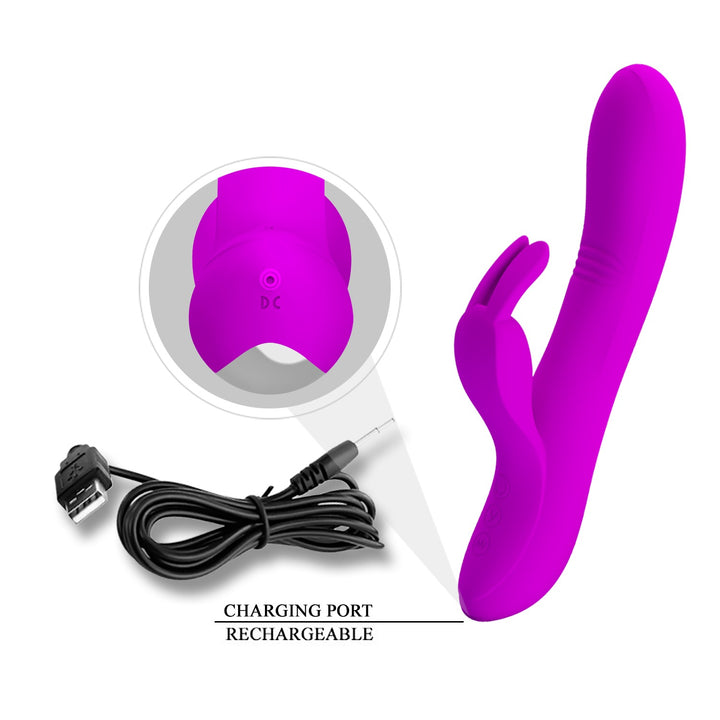Pretty Love Dylan Rechargeable Nodding Rabbit Vibrator