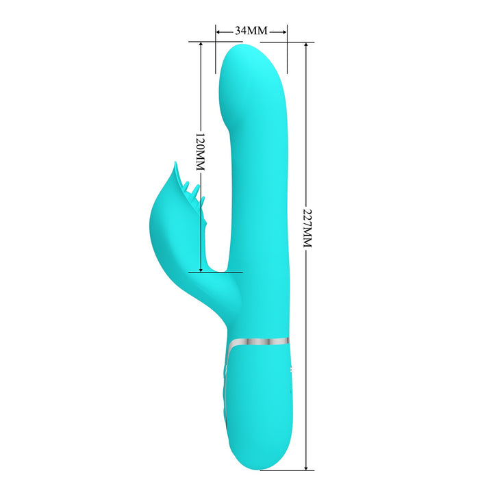 Pretty Love Twinkled Tenderness Rolling Rabbit Vibrator - Falin