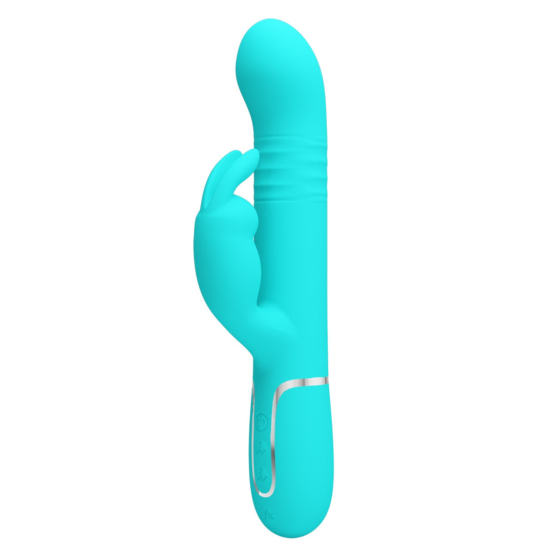 Pretty Love Twinkled Tenderness Thrusting & Rotating Rabbit Vibrator - Coale