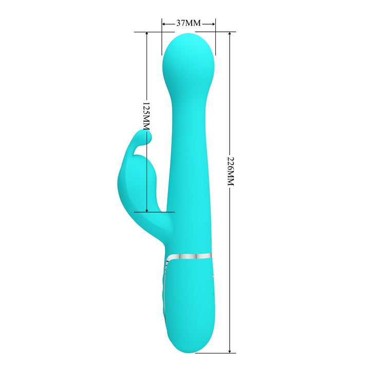 Pretty Love Twinkled Tenderness Thrusting & Rotating Rabbit Vibrator - Dejon