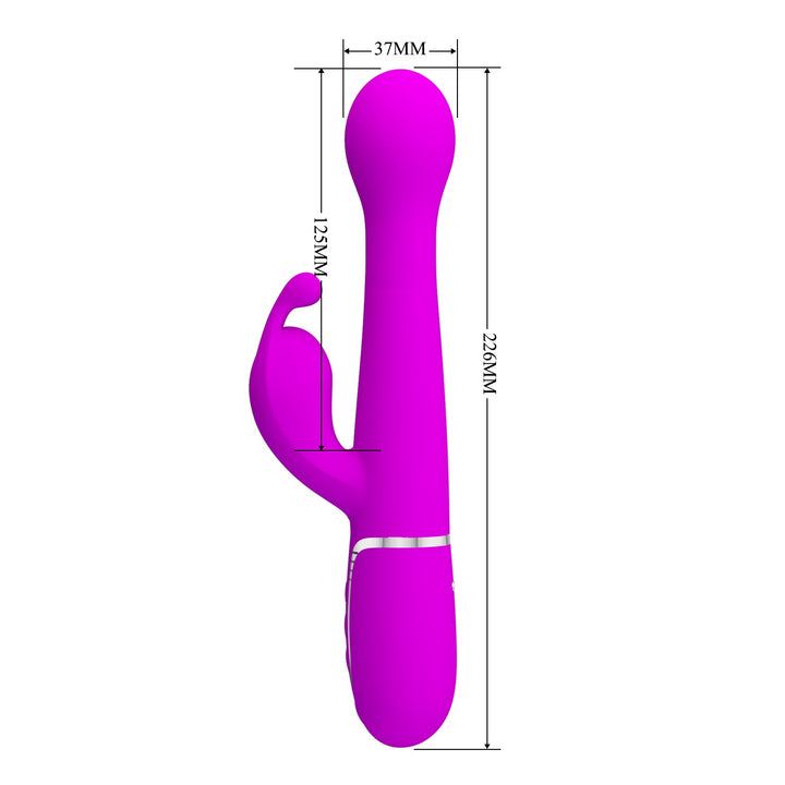 Pretty Love Twinkled Tenderness Thrusting & Rotating Rabbit Vibrator - Dejon