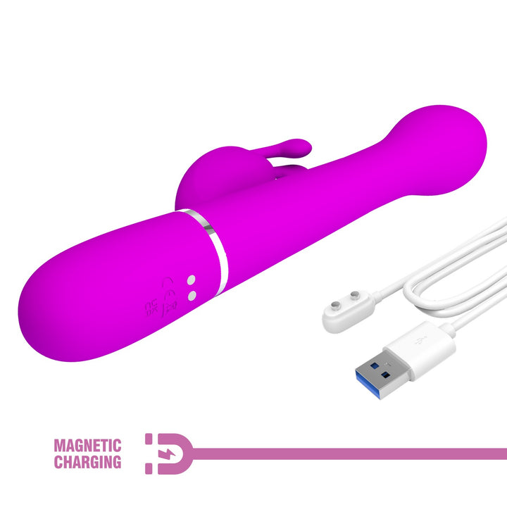Pretty Love Twinkled Tenderness Thrusting & Rotating Rabbit Vibrator - Dejon