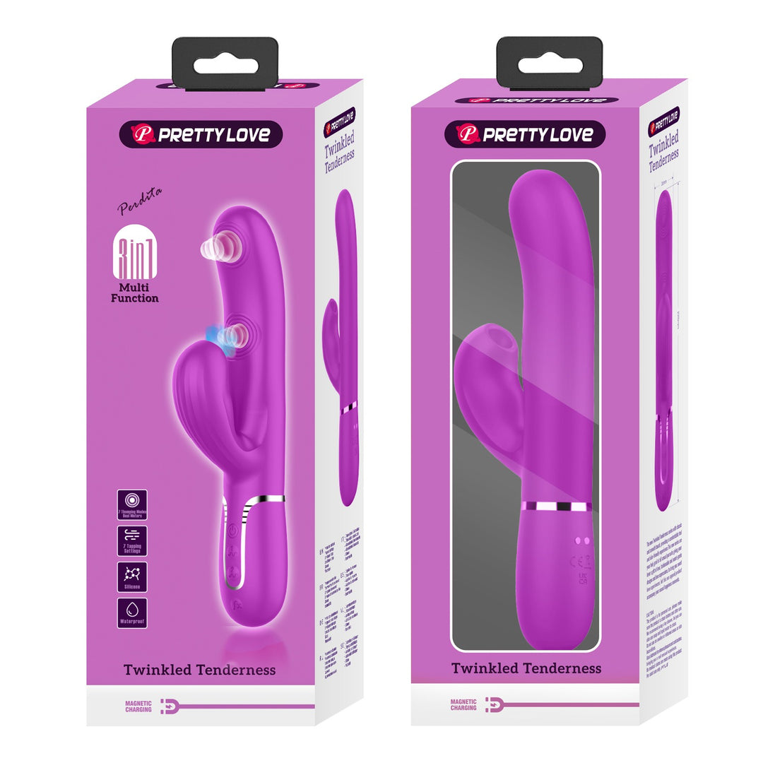 Pretty Love Twinkled Tenderness Thumping Rabbit Vibrator - Perdita