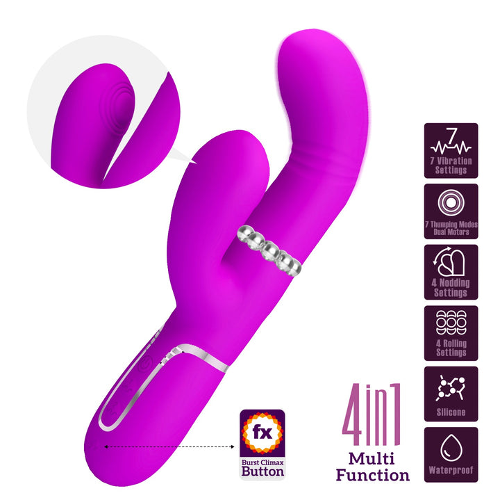 Pretty Love Twinkled Tenderness Thumping Rabbit Vibrator - Mariana