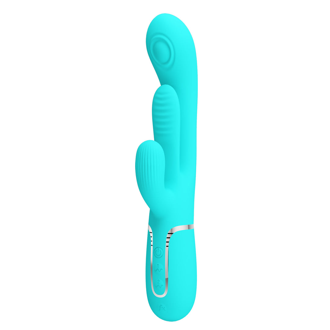 Pretty Love Twinkled Tenderness Thumping & Licking Rabbit Vibrator - Shania