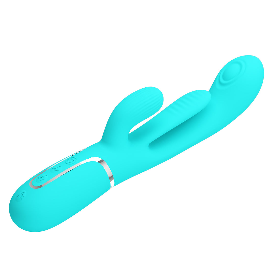 Pretty Love Twinkled Tenderness Thumping & Licking Rabbit Vibrator - Shania