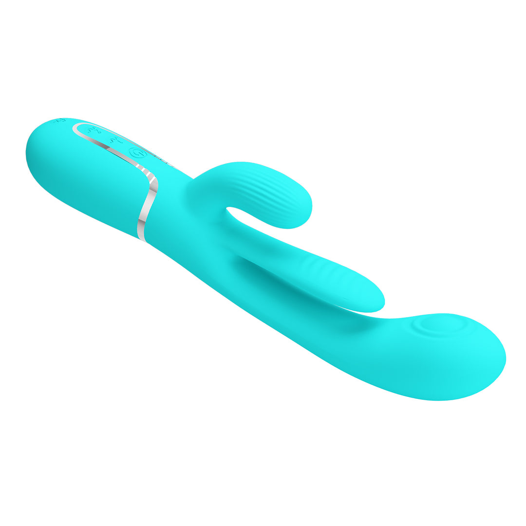 Pretty Love Twinkled Tenderness Thumping & Licking Rabbit Vibrator - Shania