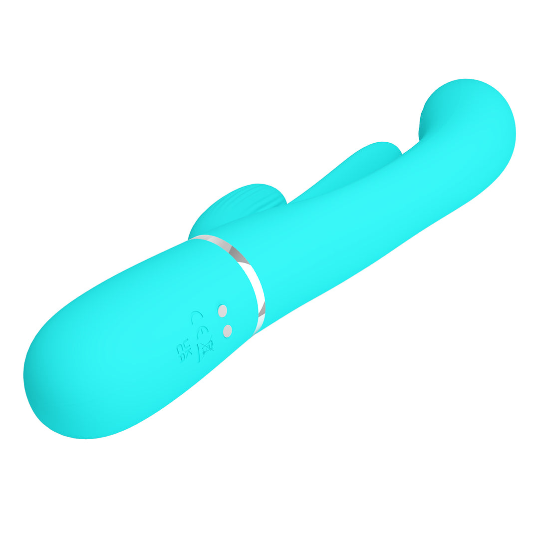 Pretty Love Twinkled Tenderness Thumping & Licking Rabbit Vibrator - Shania