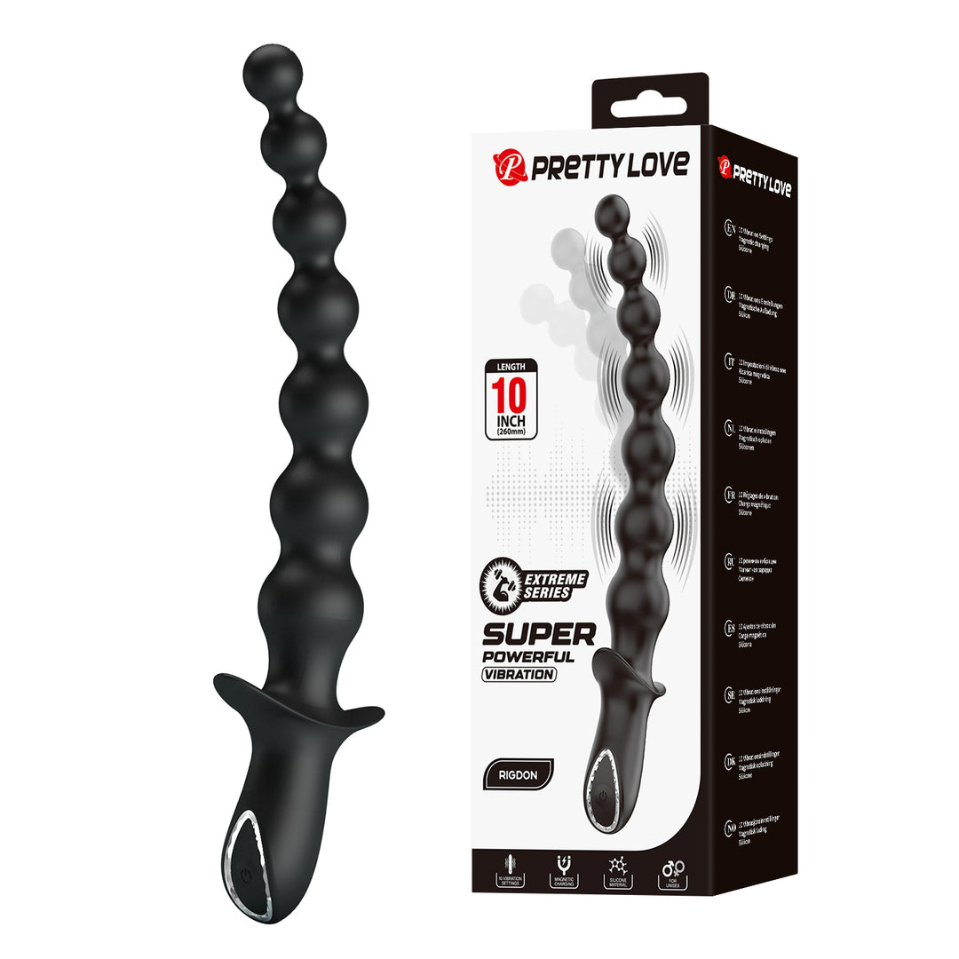Pretty Love Rigdon 10" Vibrating Power Anal Beads