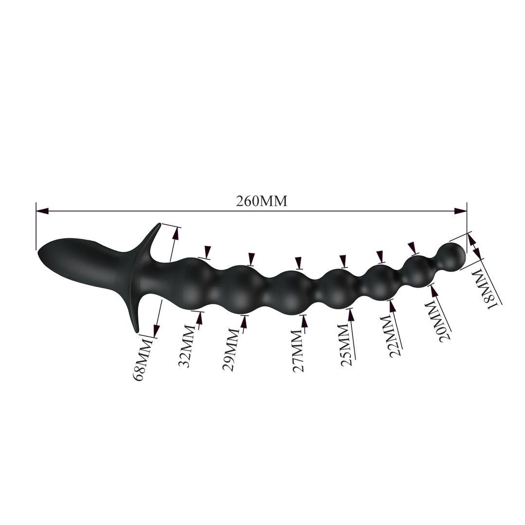 Pretty Love Rigdon 10" Vibrating Power Anal Beads
