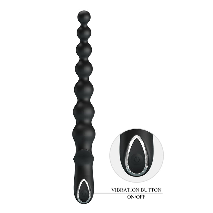Pretty Love Rigdon 10" Vibrating Power Anal Beads