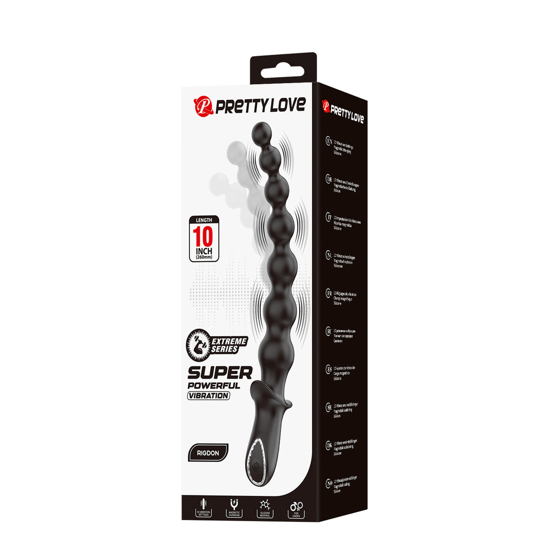 Pretty Love Rigdon 10" Vibrating Power Anal Beads