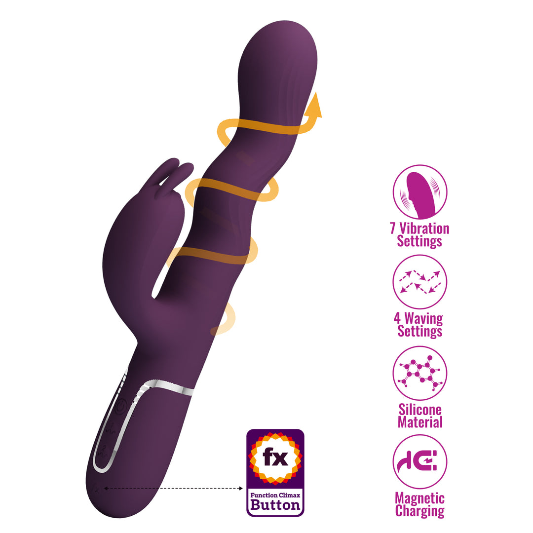 Pretty Love Laursen Vibrating & Waving Rabbit Vibrator