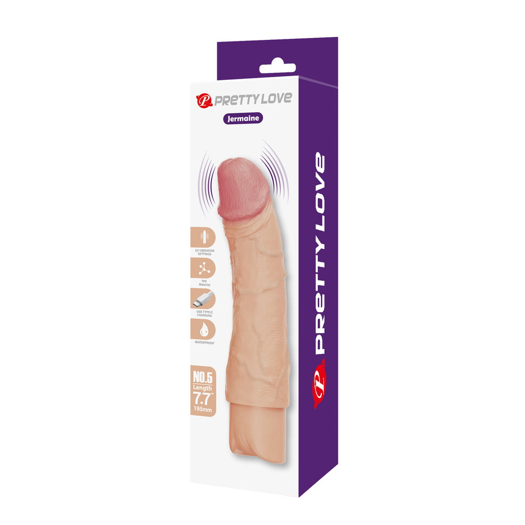 Pretty Love Jermaine Realistic 7.7" Rechargeable Vibrator