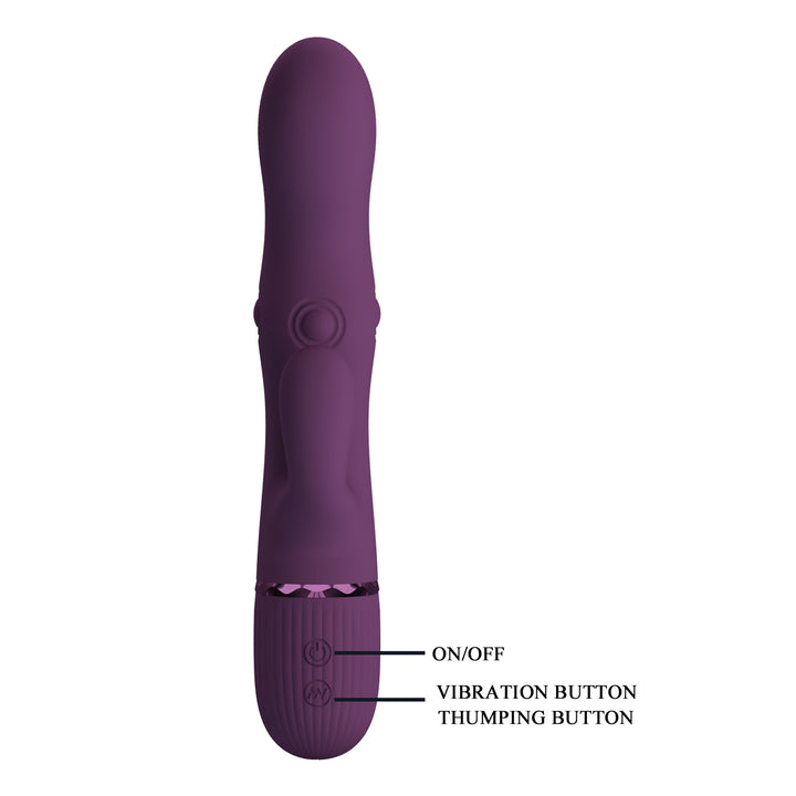 Pretty Love Zach Four Side Thumping Rabbit Vibrator