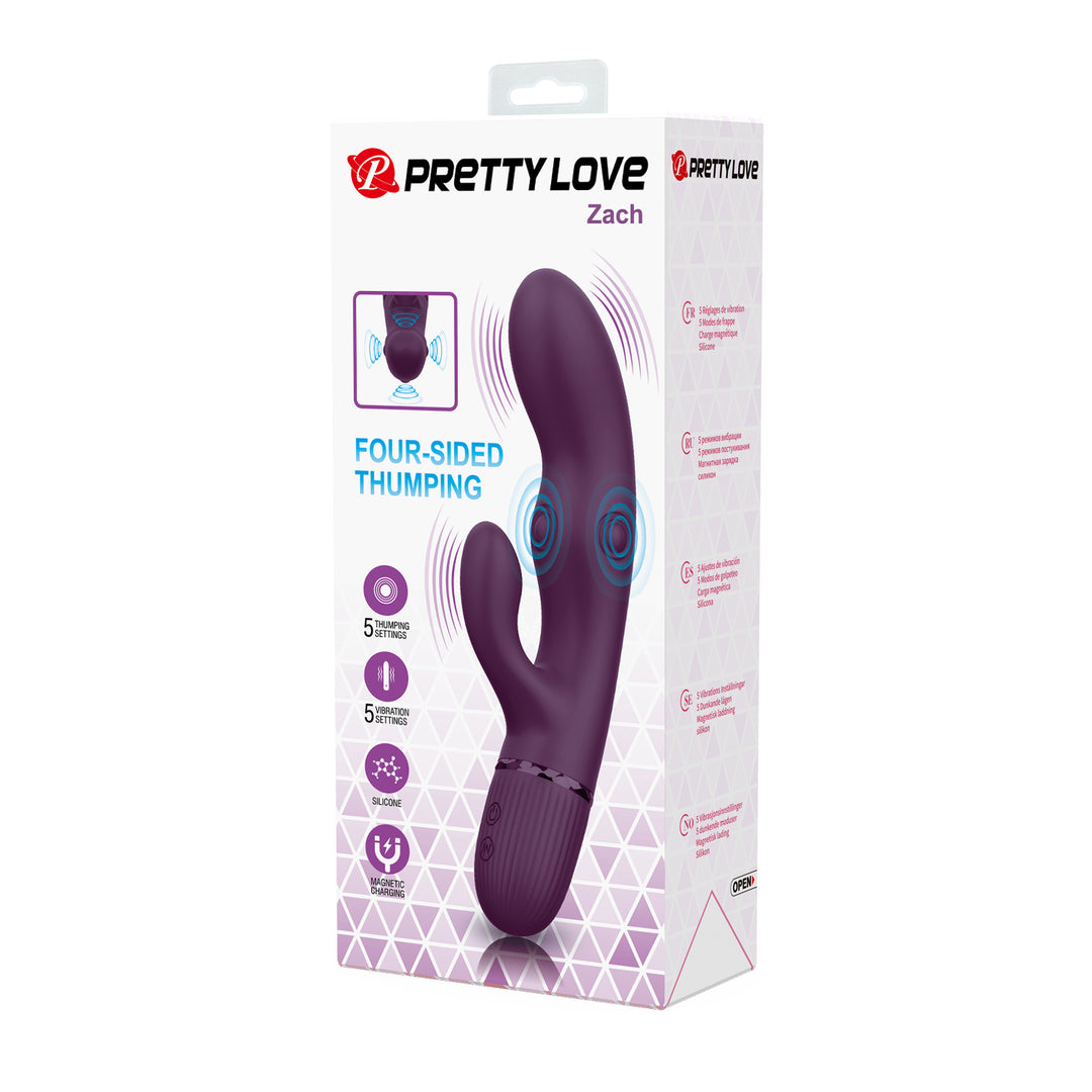 Pretty Love Zach Four Side Thumping Rabbit Vibrator