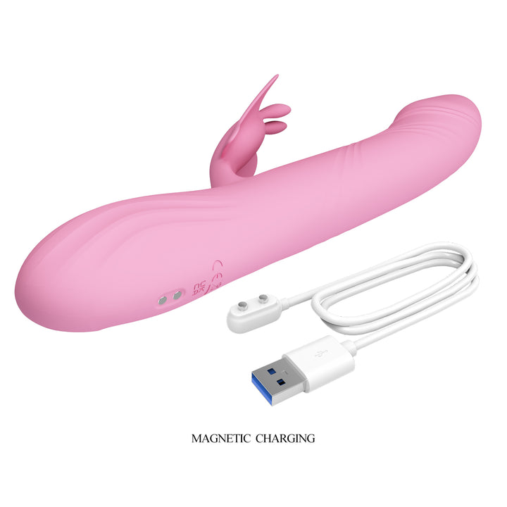 Pretty Love Tapping & Vibrating Rabbit LED Display