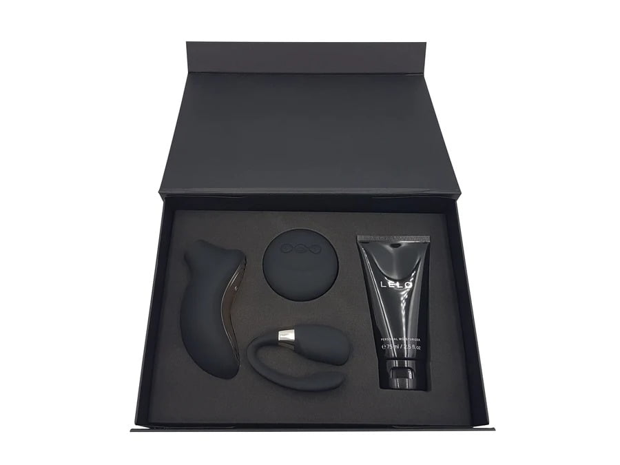 Lelo Pleasure Together Couples Gift Set - Black