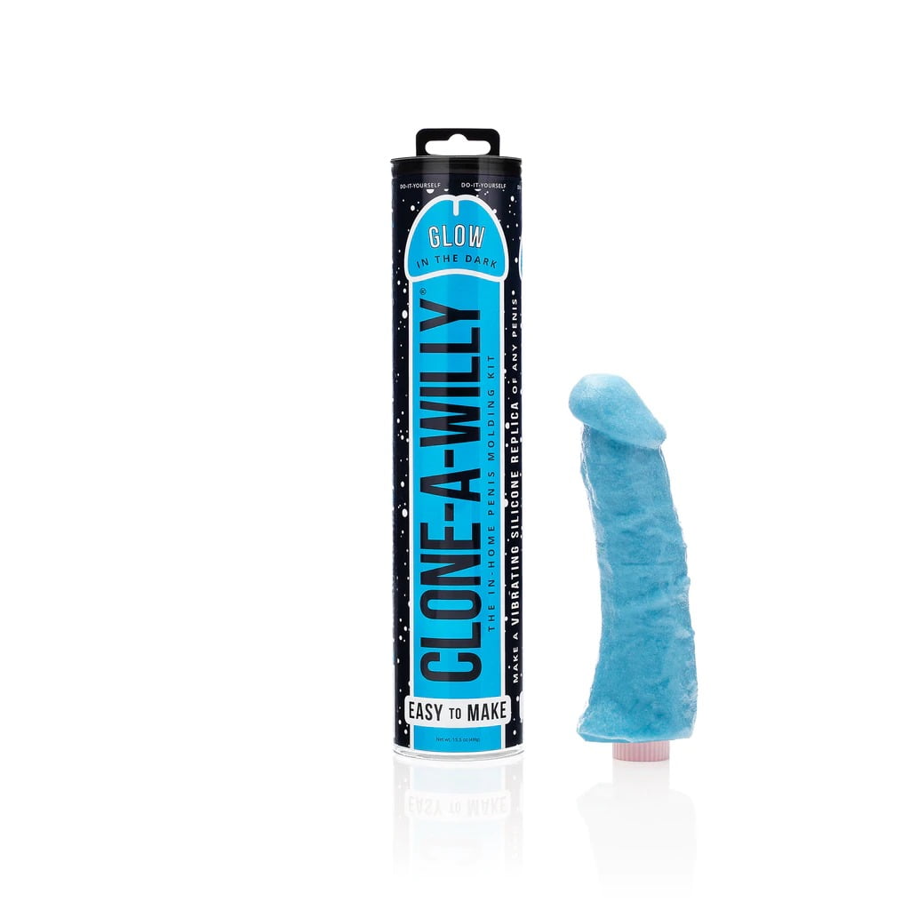 Clone-A-Willy Vibrator Glow Blue