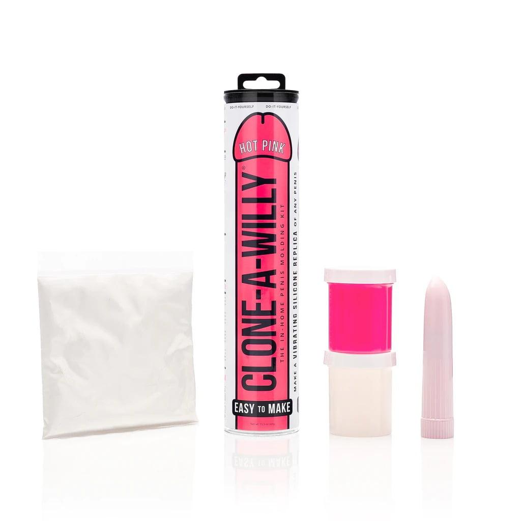 Clone-A-Willy Dildo Vibrator - Hot Pink