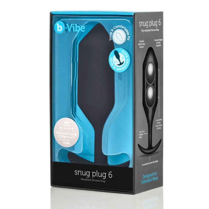 b-Vibe Weighted Snug Plug 6 - Butt Plug - Australia - Sexy Devil