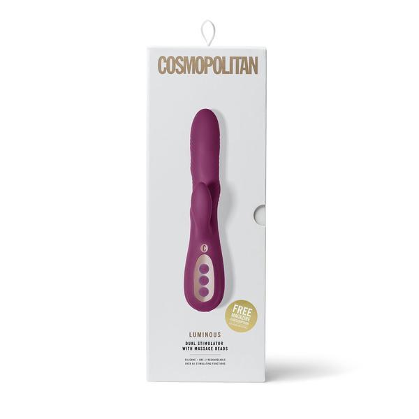 Cosmopolitan Luminous Rechargeable Rabbit Vibrator - Purple