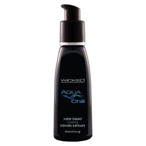 Wicked Aqua Chill Water Based Cooling Intimate Lubricant 60 ml