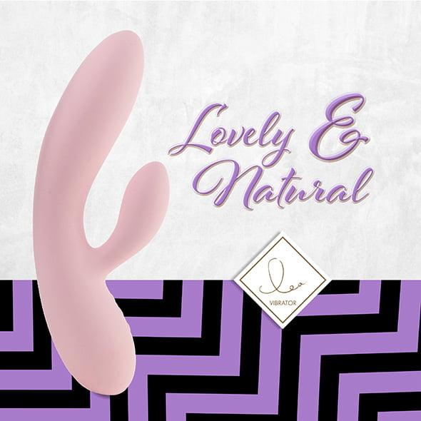 FeelzToys Lea Rechargeable Rabbit Vibrator - Soft Pink