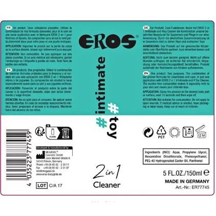 Eros 2in1 Cleaner Intimate Toy 150 Ml