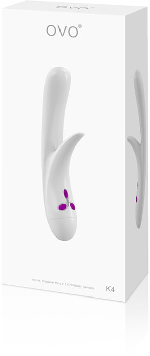 OVO K4 Rabbit Vibrator - White