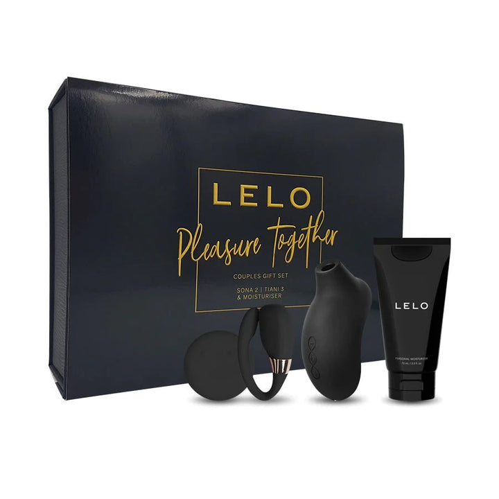 Lelo Pleasure Together Couples Gift Set - Black