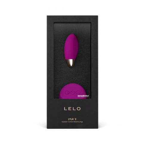 Lelo LYLA 2 Remote Vibrating Bullet - Deep Rose