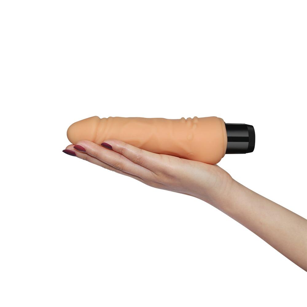 Lovetoy 7.5'' Xtreme Real Feel Cyberskin Dildo Vibrator - Light